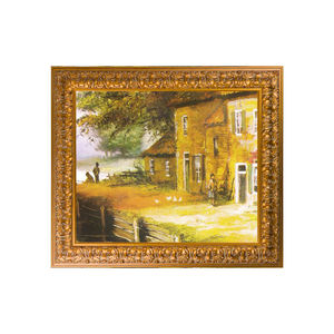 빈티지 액자 골동품 사진 프레임 테이블 탑 디스플레이 및 벽 매달려 홈 장식 청동 - Product Image 1