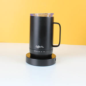 Controllo della temperatura tazza nera intelligente 4hr durata della batteria 14oz tazza da <span class=keywords><strong>caffè</strong></span> riscaldata intelligente controllo della temperatura tazza da <span class=keywords><strong>caffè</strong></span> in ceramica - Product Image 6