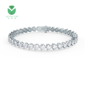 Gelang Berlian Asli Emas 18k Gelang Berlian Potongan Berlian Gelang Berlian Buatan Laboratorium - Product Image 5