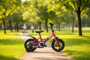 Bicicletta senza pedali FBAOQI per bambini, telaio in metallo da 12 pollici con rotelle, per bambini dai 2 ai 5 anni - Product Image 2