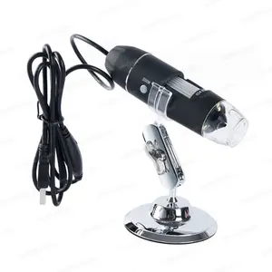 1600X Microscopio digital 8LED Lupa de mano industrial para exteriores Lupa de belleza Microscopio electrónico USB
