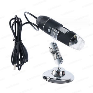 1600X Microscopio <span class=keywords><strong>digital</strong></span> 8LED Lupa de mano industrial para exteriores Lupa de belleza Microscopio electrónico USB - Product Image 1