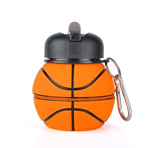Thân Thiện Với Môi Trường Cao Cấp Ráp Billiard Bóng Rổ Hình Dạng Không Nhựa Trẻ Em Chai Nước Với Biểu Tượng Tùy Chỉnh - Product Image 1