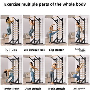 Nuevas Barras de Pared para Uso Doméstico, Equipo de Gimnasio, <span class=keywords><strong>Barra</strong></span> de Dominadas, <span class=keywords><strong>Barra</strong></span> Horizontal de Gimnasia, <span class=keywords><strong>Barra</strong></span> para Ejercicios de Estiramiento y Flexibilidad - Product Image 2