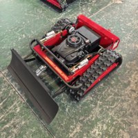 Robot tondeuse à gazon électrique télécommandé à essence avec GPS, robot déneigeur intelligent et robot tondeuse à gazon avec GPS
