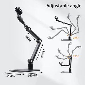 Support <span class=keywords><strong>de</strong></span> Microphone <span class=keywords><strong>de</strong></span> <span class=keywords><strong>Bureau</strong></span> Professionnel pour Studio, Commande en Gros, Logo Personnalisé, pour Podcast, MCN, <span class=keywords><strong>Bureau</strong></span>, Entreprise - Product Image 2