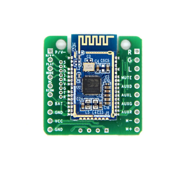 Bluetooth audio module Bluetooth 5.0 car receiver earphone board serial AT change name password call line-in