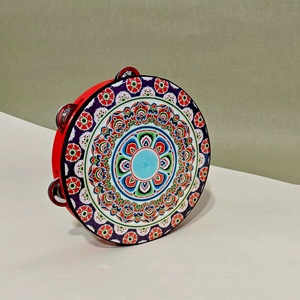 Pandero de mano para danza folclórica, presentaciones y práctica de enseñanza musical - Product Image 4