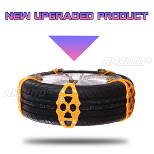 Chaînes à neige universelles pour voiture, 4/8 pièces, ceinture de pneu de voiture en TPU, chaîne antidérapante, sangles antidérapantes d'urgence pour pneus de voiture - Product Image 4