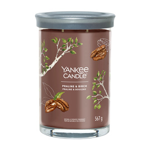 YANKEE CANDLE - TUMBLER GRANDE 2 STOPPINI PRALINE E BIRCH - Product Image 1
