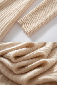 <span class=keywords><strong>Robe</strong></span> en cachemire personnalisée pour femme, tricotée, <span class=keywords><strong>mi</strong></span>-<span class=keywords><strong>longue</strong></span>, en mélange de <span class=keywords><strong>laine</strong></span> de cachemire de Mongolie intérieure, idéale pour l'hiver, vente en gros - Product Image 3