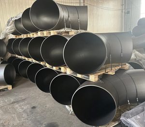 ข้อต่อเหล็กกล้าคาร์บอนขนาด 2-20 นิ้ว แบบตีขึ้นรูป A105 Q235 ตามมาตรฐาน ASME B16.9 เชื่อมชน 45/90 องศา - Product Image 4
