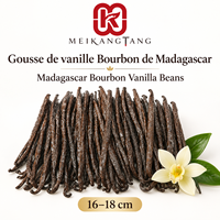 Fèves de vanille entières de 16 cm, gousses de vanille parfumées, bâtonnets de vanille pour la pâtisserie maison, les gâteaux, la crème glacée, les desserts, le café, vente en gros