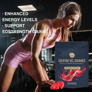 วิต้าเฮลท์ตี้ ชูการ์ฟรี สตรอว์เบอร์รี ครีเอทีน เอชซีแอล กัมมี่ส์ รับผลิตแบบ OEM ODM สำหรับใช้ในชีวิตประจำวันและสร้างแบรนด์ ครีเอทีน เอชซีแอล กัมมี่ส์ - Product Image 5