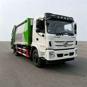 Camion compacteur de déchets Sanhuan Haolong à essieu unique de 18 mètres cubes à bas prix, avec options LHD/RHD, véhicule de collecte des déchets solides - Product Image 3