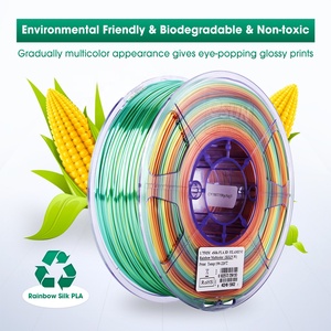 ESUN eSilk PLA Arc Multicolore Arc En Ciel De Soie PLA 3D Imprimante Filament - Product Image 4