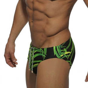 Traje de Baño Corto para Hombre, con Logotipo Frontal, Estilo Urbano, Transpirable, de Secado Rápido, 100% Algodón Ecológico - Product Image 2