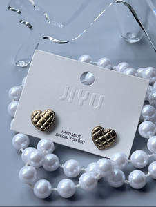 Tùy chỉnh trang sức hiển thị thẻ cho bông tai vòng cổ vòng logo in Bông tai chủ tông thẻ bán buôn - Product Image 6