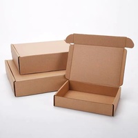Lanjing Customized Packaging Box Hot Stamping Logo Square Flat Color Paper Corrugated Airplane Box
