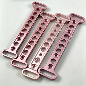 Correa de ajuste porosa de aleación de aluminio mecanizada por CNC a medida EBM, mecanizado de precisión para accesorios de hardware - Product Image 3