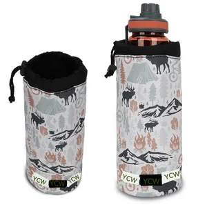 OEM ODM标志可折叠水瓶袋超轻可包装旅行瓶水袋，用于灵活的滑雪徒步自行车攀登