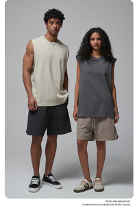 สินค้ามาใหม่สำหรับฤดูร้อน เสื้อกีฬาผู้ชายแบบแห้งเร็ว Zero-Feel เสื้อยืดแขนกุดทรงหลวมระบายอากาศได้ดี - Product Image 2