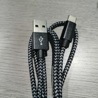 Câble de charge et de données USB Type-C en nylon tressé coloré