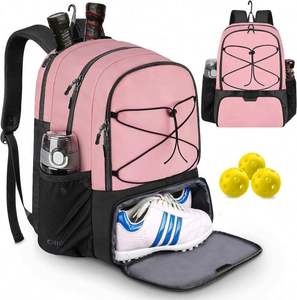Échantillon gratuit Nouveau sac de pickleball élégant et personnalisé avec grand espace de rangement, compartiment à chaussures, poche humide et crochet de clôture - Product Image 1