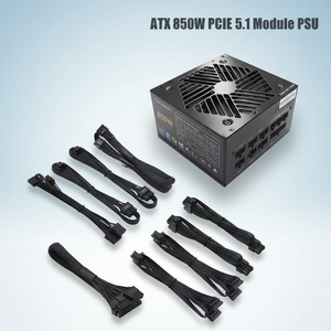 พาวเวอร์ซัพพลาย TF 850W Gold ATX PCIE 5.1 แบบโมดูลาร์ สำหรับคอมพิวเตอร์ตั้งโต๊ะ รองรับการจ่ายไฟ 850W ให้พลังงานที่เชื่อถือได้ - Product Image 3