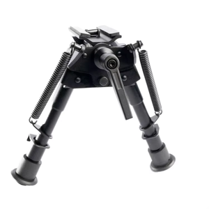 Bipodi in lega di alluminio in metallo regolabile pieghevole 6-9 pollici con accessori per cannocchiale di ripresa adattatore - Product Image 1