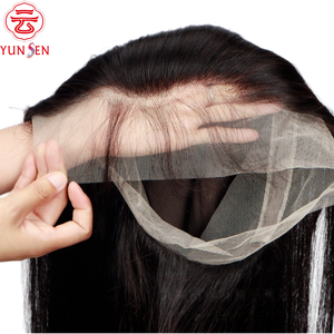 Cheveux humains vierges à 100 %, perruque Lace Front 13x6, lisses Yaki pour femmes - Product Image 3