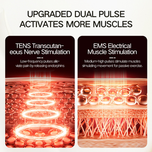 Cinturón de entrenamiento abdominal inalámbrico con masajeador de cintura con calor, luz roja térmica, EMS y masaje por pulsos de alta frecuencia. - Product Image 3