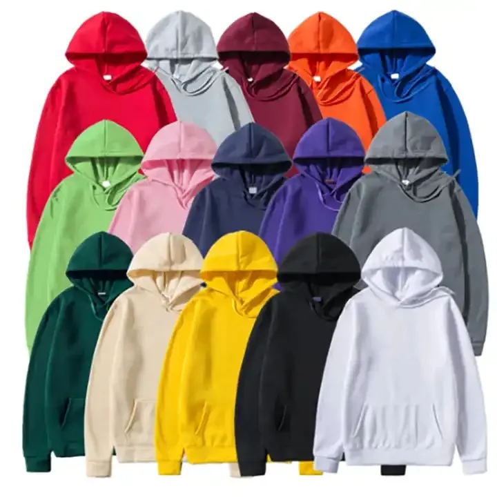 Custom Logo 100% Polyester Sublimatie Blanco Oversized Hoodies Sweatshirts Geborduurd Dtg Puff Print Katoenen Heren Hoodies