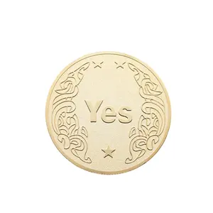 Venta caliente Challenge Coin Old Metal Plated Antique Brass Cobre Bronce Monedas 3D para juego de recuerdo Token Coin