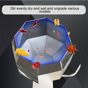 Machine de revêtement aromatisant pour chips de maïs soufflé en forme de tambour octogonal, machine de mélange d'assaisonnement pour aliments en collation, machine de fabrication de chips de pommes de terre, fourni par l'usine - Product Image 3