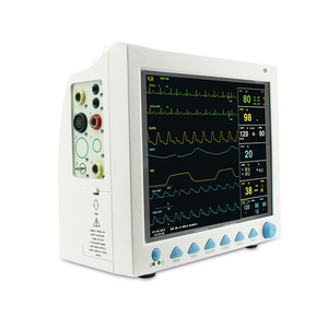 Moniteur patient multiparamètres vétérinaire à écran tactile avec certification CE et batterie intégrée pour clinique vétérinaire de petits animaux - Product Image 4