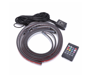 4 pièces de Bande De RVB LED <span class=keywords><strong>Sous</strong></span> la <span class=keywords><strong>Voiture</strong></span> Tube Éclairage Inférieur Soubassement Lueur Système Néon Light90 * 120cm 60*90CM - Product Image 3