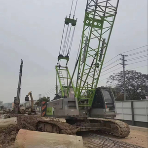 Grúa Móvil Zoomlion de 55 Toneladas Barata, Grúa de Orugas Usada Sany de 55T en Venta, Buen Estado de Funcionamiento, Precio Económico - Product Image 1