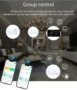 Tuya WiFi Switch & Outlet - Glass APP/Voice Control - No Neutral Required CE UKCA - Smart Home Wholesale/<b>USB</b>-Type-<b>c</b> Brazilian - Product Image 6