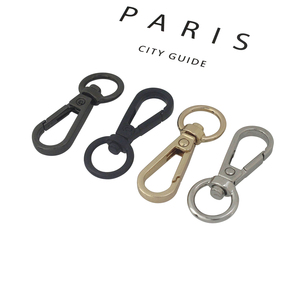 <span class=keywords><strong>O</strong></span>-ring Tail Swivel Bolt Snap Gancho para Saco Cadeia Alloy Dog Hook Matt Black Swivel Snap Gancho para Bolsa Bolsa Dog Collar Leash - Product Image 1