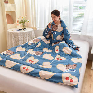 Edredón multifuncional grande de 150x200cm de último diseño con mangas para <span class=keywords><strong>cama</strong></span> de invierno, almohada de trabajo de lectura para persona perezosa para dormir - Product Image 3