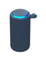Housse de transport en tissu pour enceinte avec lumière RGB, idéale pour l'extérieur, les voyages, audio stéréo sans fil, avec cordon de transport en plastique SA-411