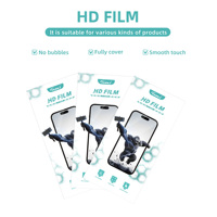 Protector de Pantalla Transparente HD Anti-Rayones y Anti-Explosión, Película de Hidrogel TPU Suave para Tiendas de Celulares y Talleres de Reparación de Electrónicos