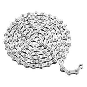 Chaîne de vélo de montagne/route VXM 7/8/9/10/11/12 vitesses, électroplaquée, <span class=keywords><strong>antirouille</strong></span>, argent brillant, dérailleur fabriqué en Chine - Product Image 1