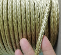 Cuerda de Aramida Ignífuga de 16mm, 18mm, 20mm, 24mm, 28mm, 32mm, 36mm, 40mm, 3/8/12 Hilos, para Amarre Marino, 500C, Precio de Fábrica