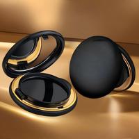 Boîtier vide ultra-fin rond à fermeture à pression pour coussin d'air, emballage cosmétique de 12g pour crème BB, fond de teint, correcteur, OEM acceptable