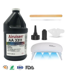 Non blanchissant les instruments transparents résistants aux vibrations résistants aux chocs thermiques de précision collant l'adhésif Shadowless UV - Product Image 5