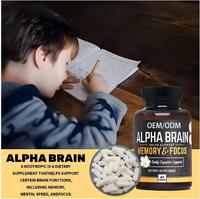 Produits de dropshipping en gros, capsules de santé Alpha Brain de haute qualité, complément alimentaire premium à base de citicoline pour le cerveau