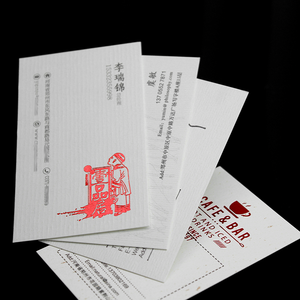 Carte de visite en papier de coton blanc découpé à l'emporte-pièce personnalisé de luxe avec LOGO de marque estampage à chaud feuille d'argent imprimé papier perlé - Product Image 5