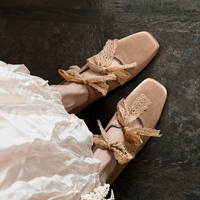 Nouveautés 2026 – Chaussures plates confortables et super tendance en dentelle avec nœud, style bateau pour filles, idéales au quotidien